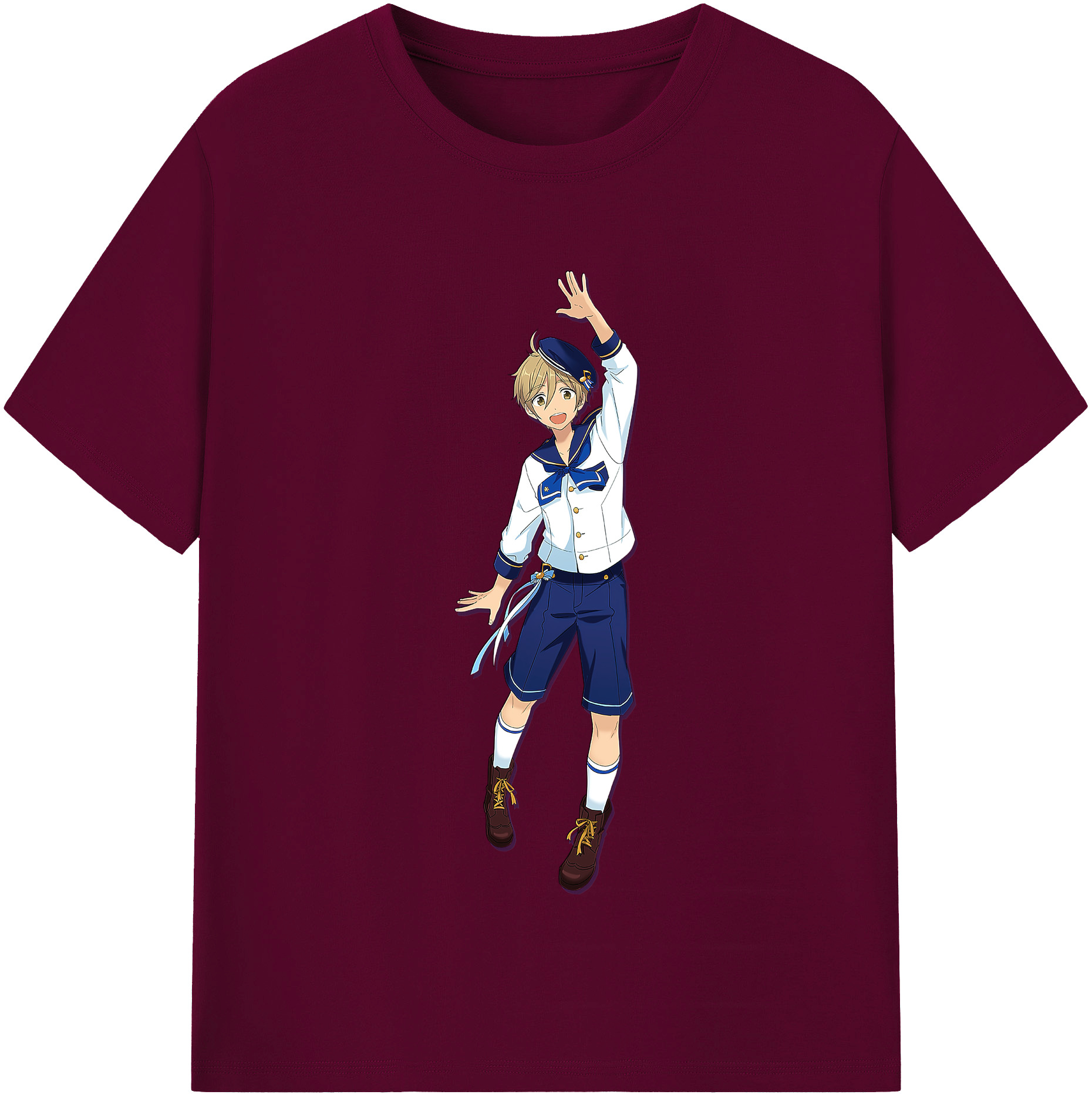 （画像用） あんさんぶるスターズ! Ensemble Stars レディースカジュアルプリントTシャツ（綿100％）
